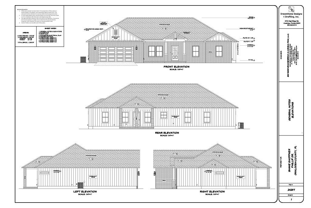 ***NEW CONSTRUCTION** HOME READY IN Spring 2025  on 1.01 Acre Lot in Crestview!!! This 4 bedroom 2 bathroom 1947 sq ft brick front home with vinyl siding boasts an open concept split floor plan that buyers have come to expect. This home will have beautiful finishes to include: LVP flooring throughout (no carpet), granite counter tops in the kitchen and bathrooms, all wood cabinetry, ceiling fans throughout, stainless steel appliances (refrigerator, smooth top range, microwave, and dishwasher and corner pantry. This plan offers a large living room, formal dining room w/ tray ceiling, and open concept kitchen with  massive island and breakfast bar. Enjoy the large master suite with tray ceiling. Master bath offers huge closet, double vanities, water closet, linen closet, and shower. On the opposite side of the home, you will find a three additional spacious bedrooms and a full bathroom. The home will have a spacious 2 car garage that leads to an interior hallway that leads to a mud room / laundry room. The exterior of the home home offers dimensional shingles, covered front porch in both the front and back yard. Don't forget the MASSIVE lot size at nearly 1 ACRE. This lot has been cleared with a 10-15 foot tree line around the property full that ultimate feeling of privacy. You will have plenty of room to add a yard building, boat storage, RV storage and more.... Estimated completion of this home is Spring of 2025. Buyer may have choice of colors depending on when the home goes under contract.
Don't miss out on your opportunity to own your NEW dream home on a large piece of land at an affordable price. Schedule your showing today!

