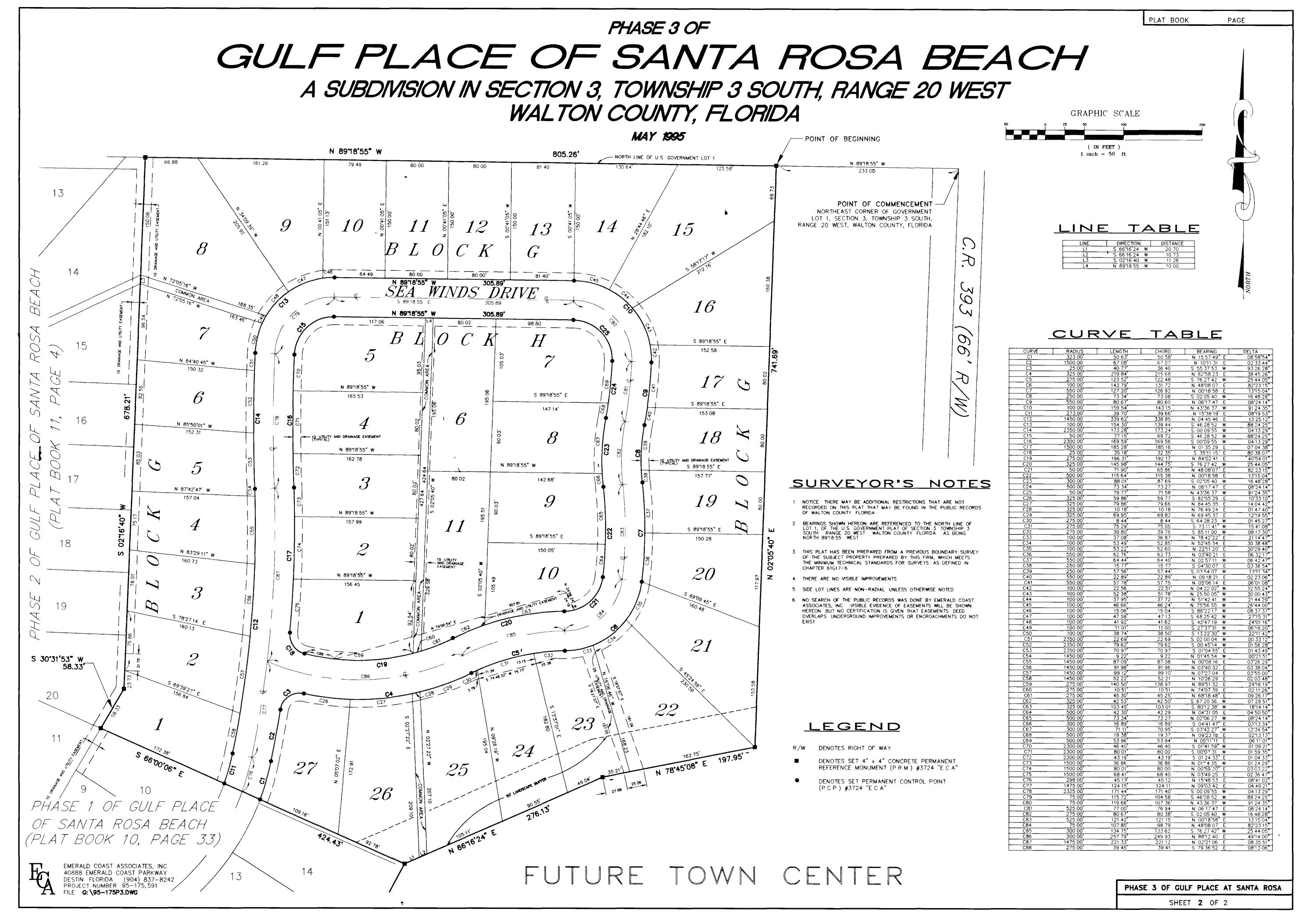 GULF PLACE AT SANTA ROSA BEACH PH 3 - Land