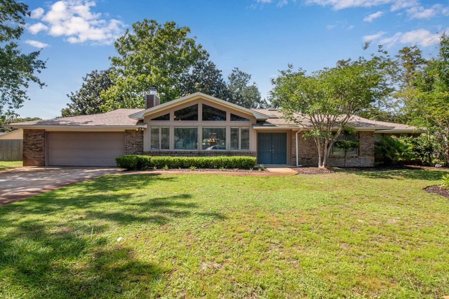 Live in Destin's original luxury neighborhood. This beautiful home lies within the golf community and offers 3 bedrooms, 3.5 baths and over 2,400 square feet of livable space. The home features an open floor plan with a spacious living room that boasts a vaulted, wood beamed ceiling, wood burning fireplace and cozy desk nook. In the kitchen you will find granite countertops, some stainless-steel appliances, solid wood cabinetry and breakfast nook. From the living room you can step out onto a large, screened patio that is perfect for relaxing and entertaining. The porch overlooks a large, spacious yard that has been fenced for additional privacy. This home also features Nest thermostat, this ''smart'' upgrade learns your schedule and will adjust the temperature  in your home, accordingly, helping to cut down on energy costs and keep you comfortable 24/7, home is also equipped with a generator. This home is pet-friendly pending owner approval and deposit. Call today to schedule an appointment of this beautiful home. Tenant responsible for all utilities. 