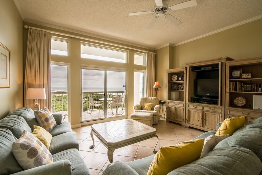 Listed for $479,000, 1108 Summit is a penthouse level 3 bedroom condo that offers million dollar protected panoramic views of the Gulf, Coffeen Nature Preserve and Topsail Hill Preserve State Park! The spacious floor plan with a one bedroom studio lockout option allows you to rent it out as a one, two, and 3 bedroom if you desire. This unit also comes with a private covered parking space, two gulf view master bedrooms, two private balconies, and is being sold fully furnished and rental ready. Tops'l Beach and Racquet Resort is a full service gated community with an award winning tennis facility. It spans over 52 acres with three club pools, state of the art fitness facility, 12 rubico tennis courts, conference center and 600' of deeded NOT CROWDED beach!