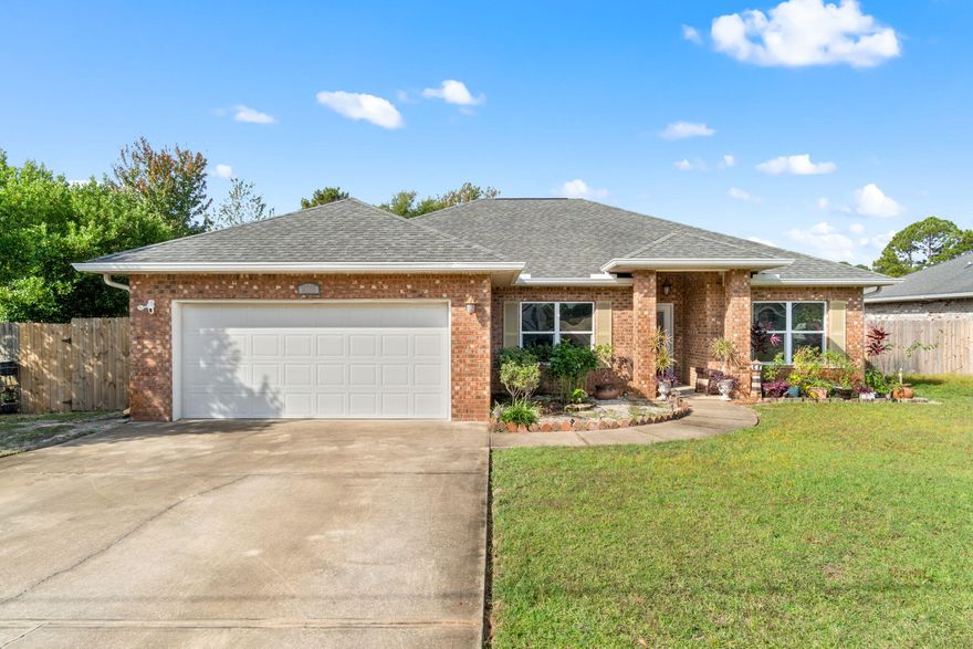 Welcome to Your Dream Home in East Navarre! This beautifully designed 4-bedroom, 2-bathroom home offers a no-HOA lifestyle with an open-concept layout, perfect for modern living. The kitchen features stunning granite countertops and a seamless flow into the living and dining areas--ideal for entertaining and family gatherings.With a guest bedroom and an additional space that can easily serve as a home office, this property provides both versatility and comfort. Conveniently located in East Navarre, just 6 miles from Hurlburt Field Air Force Base and a 5 mile drive to the stunning beaches of the Emerald Coast, this home brings you close to everything you need.
