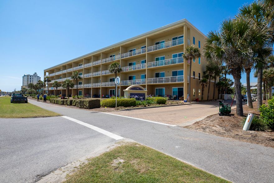 A truly rare opportunity to own in one of the most coveted areas of Scenic 98.  This unique boutique condo complex has not had a unit come to market in almost 2 years, and here it is.  Top floor three bedroom unit sold rental ready. Escape the holiday traffic with GATED access from both Scenic 98 and Emerald Coast Parkway.  Step inside and find a large and a small guest bedroom to your right and left.  Kitchen and dining is centrally located for entertaining with master bedroom and living room at the front of the unit.  With doors rated for a Cat 3 hurricane, the large balcony enjoys endless unobstructed views of one of natures most beautiful beaches in the world. Enjoy the Sea sounds and breeze from the gulf side master and living room doors.