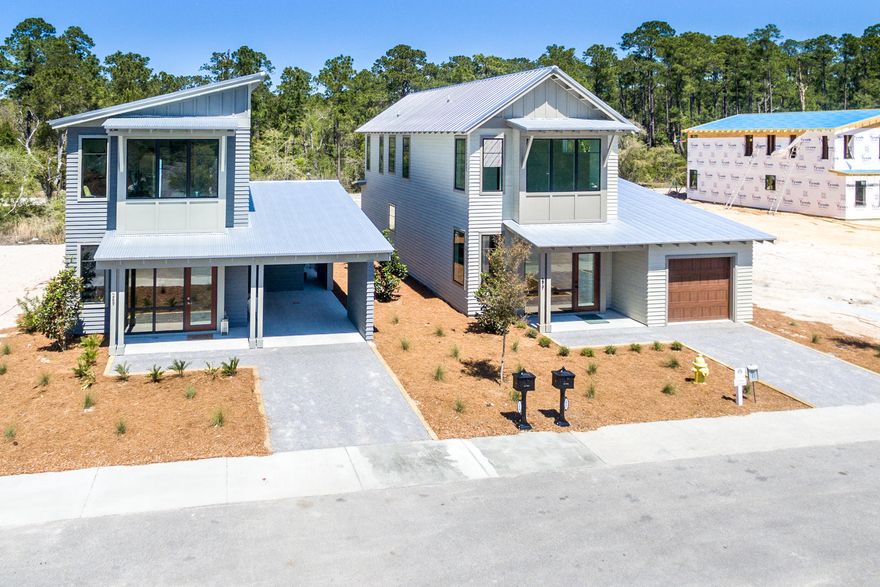 Brand-new to-be-built home in on Historic Point Washington, thoughtfully designed for today's families. Enjoy the privileges of living the good life as a local. The State Park & school are steps away, and public boat launch just a few blocks. Open floor plan is part of the way you want to live NOW. Select your fixtures and colors, and enjoy a new home built your way. High quality construction with storm-rated windows, 10 ft ceilings on the ground floor; bedroom on the ground floor; quartz countertops; and 3 full baths. Six month minimum rentals. Please confirm all information.