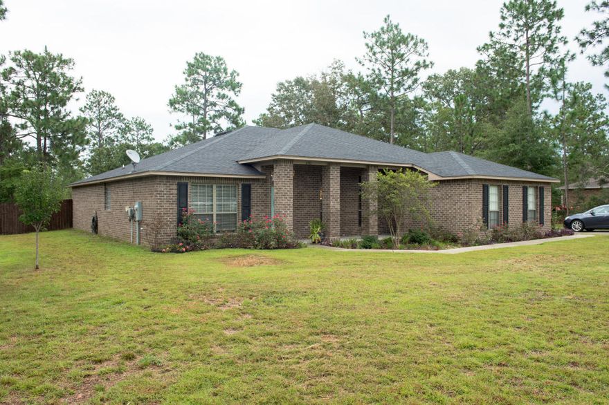 This property is truly a gem, located on 1.13 acres, this quality built home was constructed in 2012. Current owners custom designed this 2,680sqft home carefully, with 2(TWO!!) master suites, both complete with luxurious bathrooms and walk-in closets. The 2nd master suite is conveniently located off the garage area (on the opposite side of home from 1st master), making it the perfect location for in-laws/visiting relatives. The home offers 2 additional ample sized bedrooms with huge closets. Need more space? Not a problem! This home boasts a formal dining room AND an additional office space, both located off the foyer.