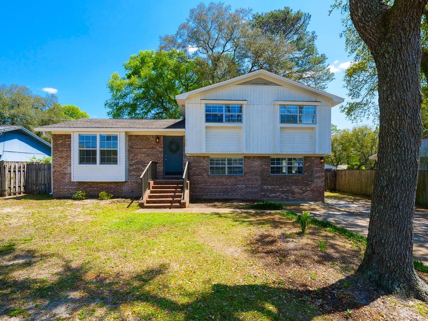 Check out this beautiful home in the heart of Niceville. As you walk in to the main level, there is an open kitchen, dining, and living area. Upstairs there are three large bedrooms and two full baths. Downstairs there is an office, laundry area, and second living room with the option for a fourth bedroom. This home features a ton of natural light, new light fixtures, updated kitchen, flooring, and fresh paint inside and out.