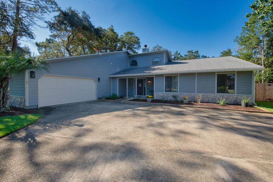 Beautiful home located in the desirable Bluewater Bay area. As you drive onto your extra long driveway and into your garage, you can almost feel the weight of the day lifting as the serene surroundings of the home bring that bit of peace we are all searching for. If you were to enter the home from the front door you will be greeted by the great landscaping and a covered front patio. Walk into the large wooden door and kick off your shoes and let your day truly begin. This turn key home has so many upgrades already done to it so you don't need to worry about it. Walking into the living room you will notice the extremely tall ceiling and towering fireplace leading up to two open bay windows designed to bring in all the natural light that the house needs. The kitchen and dining room off to the side are great for get togethers and allowing the cook to do their magic in peace while still being able to keep an eye on the living space. When you are ready to sit down and relax, walk over into the living room or family space with a cold beverage and enjoy, if you look up in the living room you will see a gorgeous wood ceiling. The master bedroom is not only large but is paired with a stunning master bathroom complete with a large walk in shower and huge freestanding soaking tub. For those nights where sitting on your back patio is preferred, you will have a lot of privacy in the covered back patio. Imagine the nights sitting outside listening to the crickets sing their songs for you as you wind down and prepare for a great night of restful sleep. This house has a feeling of 'home' as soon as you walk in and continues to give that warm feeling the longer you stay in it. Don't miss out on your chance to call this house, your home.