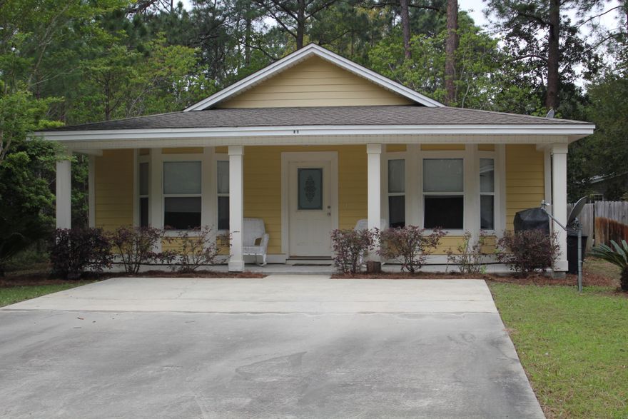 Awesome value in Santa Rosa Beach! Beautiful concrete stained floors, stainless steel appliances, and an spacious master bedroom. This floor plan features extra closet space in the master bedroom. Extra large backyard. This property extends beyond what you would think just by looking at it. Minutes from the bay, minutes to the beach and just a short drive to some of the best dining and shopping in the area. Square footage and dimensions must be verified if important.