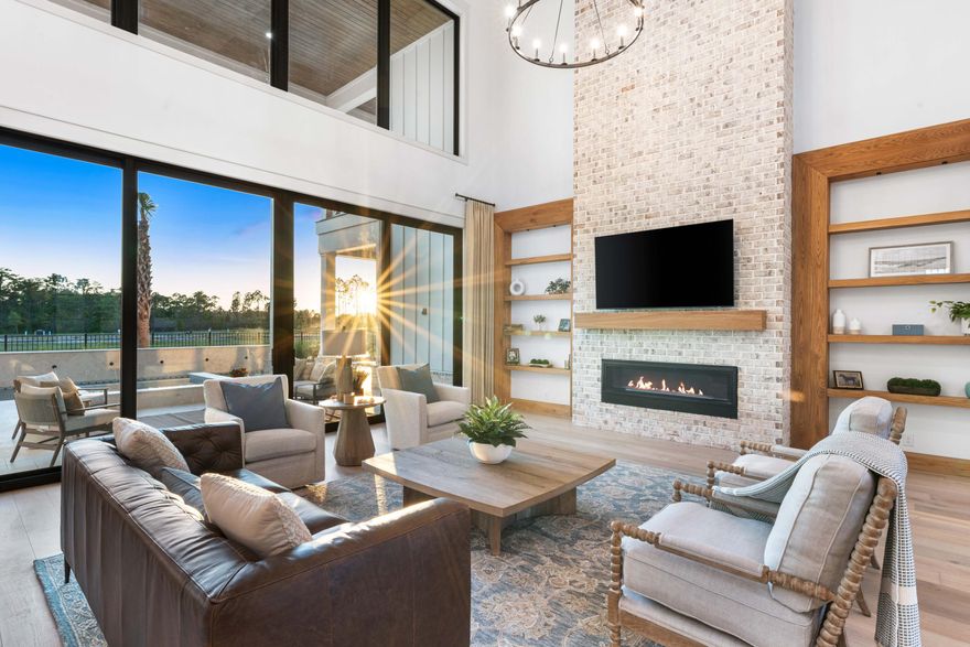 Gracefully situated within the gates of Watersound Camp Creek - a private, masterfully planned community along 30A - 123 N. Southern Cross Lane is a newly completed coastal retreat that elevates the way you live, entertain, and unwind. Set against a tranquil waterfront backdrop and surrounded by the natural grace of 30A, this 6,651-square-foot residence offers six bedrooms, six-and-a-half baths, and an uncompromising blend of architectural integrity, bespoke finishes, and a seamless connection to its environment. From its grand scale to its considered details, every element of the home speaks to a lifestyle of elevated simplicity and quiet sophistication. From the moment you step through the custom double Honduran mahogany doors, the home impresses with white oak trim, pecky cypress accents, and antique European doors that add a sense of character and history. The expansive grand room is anchored by soaring 27-foot vaulted ceilings, elegant inset shelving, and walls of glass that invite the outdoors in, creating a space that feels both dramatic and grounded. A designer kitchen with Wolf appliances, three-inch quartz waterfall island, hidden pantry, and wine storage room is well suited for both daily living and entertaining. Step outside to a private saltwater pool and spa, complete with an outdoor kitchen and fireplace, all positioned to enjoy the water views and coastal breezes.

Refined living extends throughout the home with a dedicated infrared sauna, a private cinema room for immersive screenings, a custom-designed bunk area, and a spacious upstairs family lounge that offers a relaxed, secondary gathering space. The office, framed by a striking antique Egyptian door, offers a serene and architecturally distinct workspace. Completing the home, the garage is finished with a sleek epoxy floor, blending function with clean, modern design.

As a property owner in Watersound Camp Creek, you may apply for membership at Watersound Club - a private, resort-caliber club that delivers one of the most comprehensive amenity offerings anywhere along the Gulf Coast. This is not your typical neighborhood clubhouse. Membership unlocks an entire lifestyle built around world-class experiences: private beach access with full towel and chair service, multiple resort-style pools, a lazy river, and an adult-only lap pool all thoughtfully integrated into the Camp Creek amenity campus. Golf enthusiasts enjoy unlimited play across three premier courses - Camp Creek, Shark's Tooth, and The Third - without green or cart fees, along with exclusive access to top-tier practice facilities. For those who value wellness and recreation, the state-of-the-art Wellness Center, eight Har-Tru tennis courts, and eight dedicated pickleball courts offer the best in both fitness and friendly competition.

Beyond sport and leisure, the Watersound Club experience extends to a curated lifestyle of fine dining, relaxation, and convenience. Members enjoy VIP dining and spa privileges at acclaimed destinations like The Pearl Hotel, WaterColor Inn, and Camp Creek Inn, as well as access to exclusive member events and club programming. It's a rare and seamless integration of resort luxury and private homeownership - designed for those who expect every detail of their environment to enhance how they live, entertain, and unwind.

With only 263 homesites in Watersound Camp Creek, opportunities to own within this private, amenity-rich enclave are exceptionally rare. 123 N. Southern Cross Lane delivers refined living at its finest - offering privacy, architectural integrity, and direct access to one of the most comprehensive club lifestyles on the Emerald Coast. This is more than a home; it's a chance to be part of a thoughtfully curated coastal legacy.