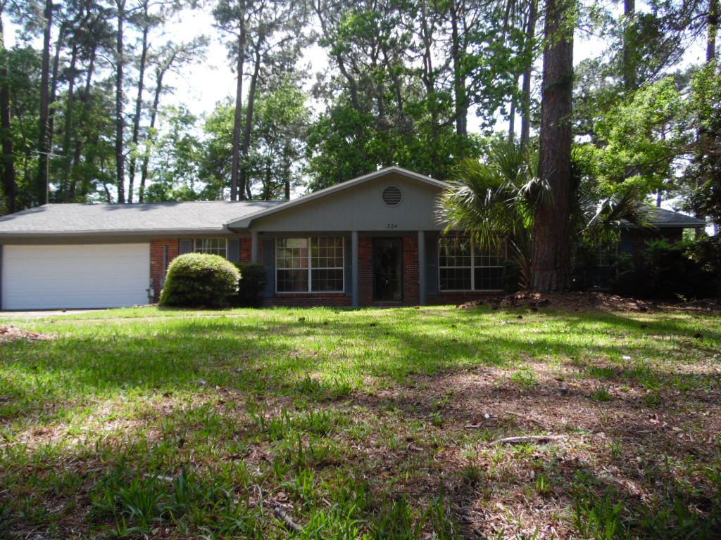 This is a HUD foreclosure. Spacious one story brick ranch style home with four bedrooms and two bathrooms, plus an additional bonus room off of the attached two car garage. Tucked away in a quiet cul-de-sac but still conveniently located in the heart of Niceville. A wonderfully sized family room with wood burning fireplace. Master bedroom has separate exit to the covered back porch overlooking the gorgeous privacy fenced lot. Extended driveway for plenty of parking there is also extra parking on side of home for your RV or Boat behind double gates. This is the home that you have been looking for! Call today to schedule your private tour! Sold ''AS IS''