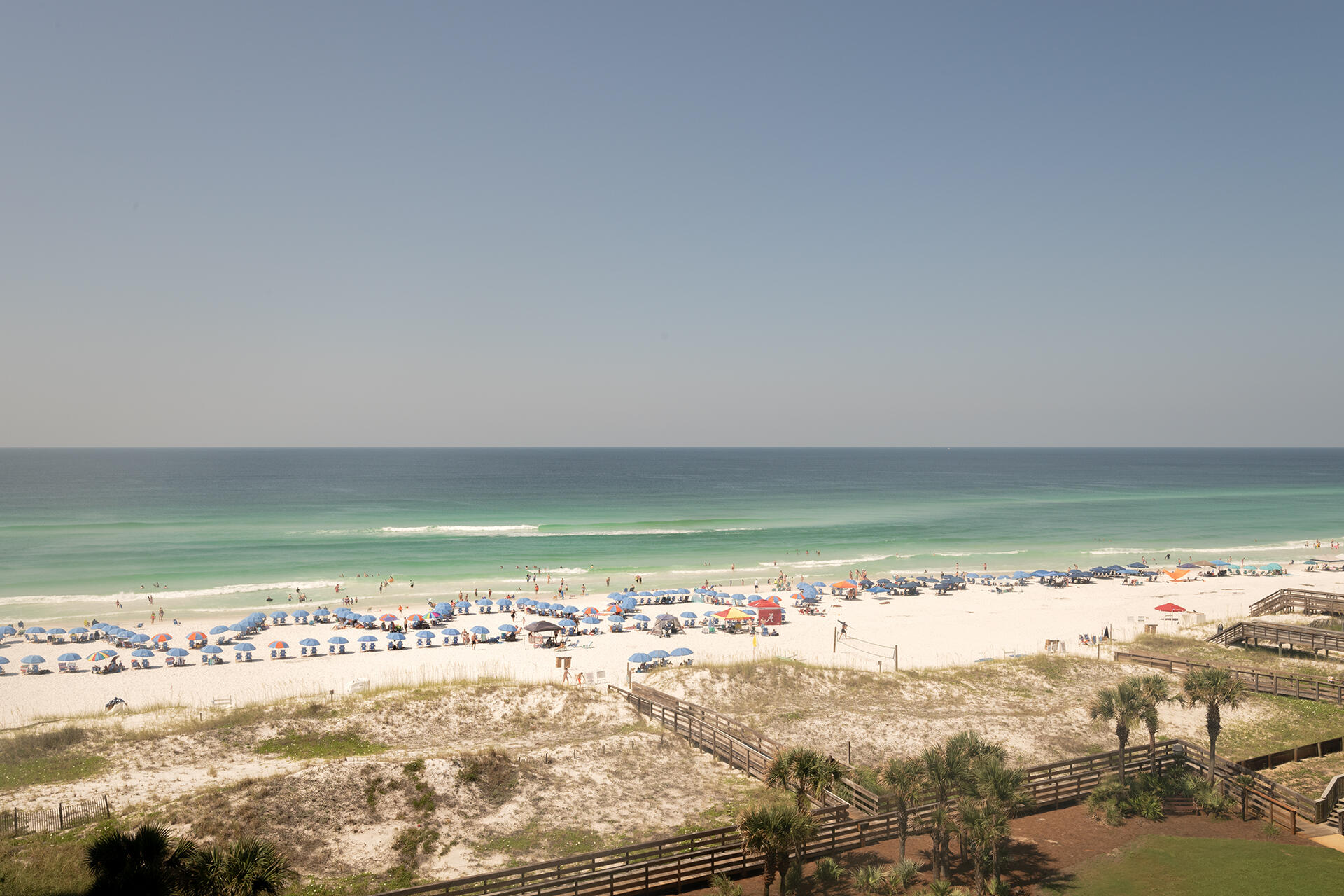 Gorgeous views from this 3BR/3BA, 1,462SF, furnished condo at Mainsail.  This condo is being offered fully furnished & rental ready.  Entering the condo, you are greeted with diagonal tile floor throughout and amazing views from almost every room.  The kitchen features solid surface countertops, breakfast bar, & laundry closet.  The living space is large with amazing views of the beach & gulf.  The master suite has private access to the balcony, vanity with sitting area, & beautiful views of the Gulf & Beach.  Other features include 2 additional bedrooms and baths & an owner's closet.  Mainsail Amenities include 2 Pools, 700FT of beach, tennis courts, covered parking, gated entry, & 24hr security. See you at the Beach!!!