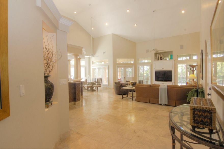 ***REDUCED****MOTIVATED SELLER***If you love stone, this is your place. This Tivoli is ''dressed to the nines''. No expense was spared. Every floor surface in gorgeous stone...even the stair treads, closets & shoe moldings. All wet area walls.Granite counter tops on all surfaces. Backsplashes with glass tiles...or travertine. Stainless appliances with a GAS RANGE! Mirrored wet bar with wine fridge. Custom wood plantation shutters throughout,Surround sound. True decorator furnishingsThe loft bedroom is beautiful and has its own bathroom. .***NO SPIRAL STAIRCASE HERE!This golf course front Tivoli is a true showplace and rents back to back all summer with $40k of revenue then personal use the rest of the year.