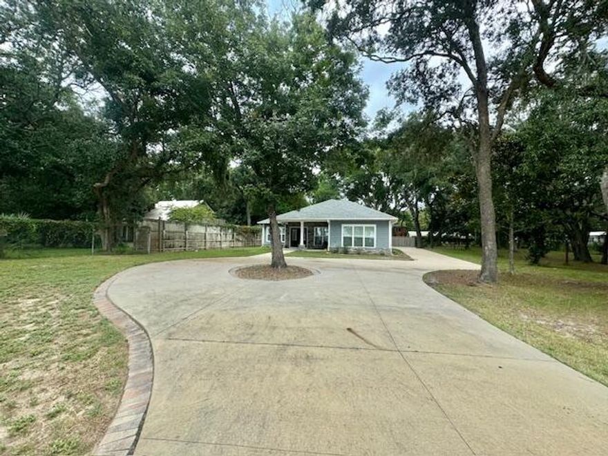 **Available February1st!!****Fully Furnished with Utilities Included (internet, smart TVs, & lawn maintenance)****No Pets**Experience waterfront living at its finest with this DEEDED bayfront home, built in 2020 on a generous .51-acre lot. Spanning 2,305 square feet, this spacious residence offers all the modern luxuries you could desire. The kitchen is a chef's dream, featuring luxurious leathered granite countertops, ample soft-close gray cabinetry, and top-of-the-line Samsung Black stainless steel appliances. The open-concept design seamlessly connects the kitchen to the living areas, all enhanced by sleek LVP flooring.This thoughtfully designed home boasts a split 3-bedroom layout, an office tucked behind elegant double French doors, and an additional bonus room also