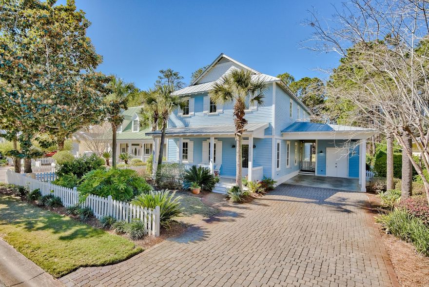 Enjoy the BEST of resort living in this entertaining dream home! Available FULLY FURNISHED (with few exclusions). This light, bright and airy 4BR/ 3.5BA home boasts 3,000 S/F nestled in a culd-de-sac in the highly sought-after Lakeside Sandestin Resort neighborhood of Crystal Lake. Featuring luxury, coastal, resort living just steps away from the beach, pools, watersports, shopping and dining. Custom built in 2008, this home offers an ABUNDACE of special features including built-in wine storage, 11' crisp-white shiplap walls, bamboo flooring downstairs, heated seat smart bidet, 3.5'' plantation shutters, doggy door, TONS and TONS of carefully planned hidden storage throughout, spacious extended screened-in living area is home to an outdoor kitchen with built-in gas grill, bar sink, beverage fridge and highly durable Corian countertops, surrounded by lush backyard views.  Spacious, open floor plan living area features a gas fireplace with brick surround, custom cabinetry, built in nook with accent lighting to showcase your favorite piece of art! Three sets of French doors encourage a smooth transition and flow to the outdoor living/kitchen space. Entertaining and daily living are easy in this well-appointed kitchen. Massive 9' kitchen island, designed in Pantone's 2020 Color of the Year serve as the focal point. Perfect for serving appetizers to guests on the weekends or helping the kiddos with homework during the week!  Countertops are solid-surface, highly durable Corian. Putting the dishes away just got so much easier with custom corbel shelving and plenty of oversized cabinetry! Oversized, walk-in pantry boasts 10' of shelved space including under-stair storage that is the perfect for storing all of your stockpiles from Sam's Club or easy to reach holiday decorations. First floor bedroom with private bath can be used as an office/bedroom/playroom/game room or in-law suite.  Spa-like bath includes an iced vessel sink, custom vanity and built-in soft stone floormat for a natural foot massage!  Large, custom barn door opens to an oversized laundry room built with extra storage in mind. Deep cabinets, cleaning supply storage and high ceilings also allows for a happy mud room to drop your things and go. Convenient Jack and Jill bath upstairs serves two spacious bedrooms. HUGE (19'x16.9') Master BR offers PLENTY of room for a seating area, reading nook or coffee bar. Master BA includes an extra deep soaking tub, double sinks and walk-in shower and separate water closet for privacy. Attached carport is sized for the largest SUV's PLUS a golf cart.  The double door storage room has plenty of space to accommodate bikes, boards, coolers and a bonus fridge/freezer to store extra food for all that entertaining! This property is a MUST SEE, lots and lots of WOW!  Truly unique to the market!