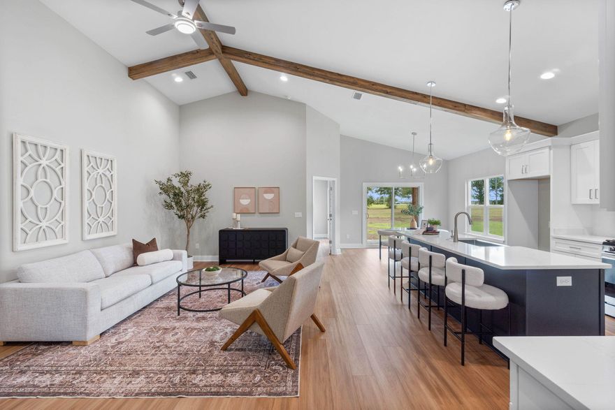 This brand-new semi-custom Craftsman-inspired home is more than just a house--it's an opportunity to design and create the home of your dreams. Offering four bedrooms and two bathrooms, this spacious floor plan provides both comfort and functionality while giving you the chance to personalize it every step of the way. From flooring, countertops, cabinet finishes to paint colors, fixtures, and exterior colors, you'll have the freedom to select the details that match your unique style. Beyond finishes, the builder also offers options for certain mechanical changes, giving you even more control to tailor the home to your lifestyle. High-quality standard features already included--such as stainless steel appliances, quartz countertops, tall cabinets with crown, nine-foot ceilings, and tankless gas water heater set the stage for a beautiful and comfortable living experience. The primary suite includes dual vanities and an oversized walk-in closet, while the tankless hot water heater ensures endless comfort and convenience and hot water on demand. Built with pride by a family-owned company that values craftsmanship, integrity, and personalized service, this is not your average builder-grade house. It's a unique opportunity to be part of the process, ensuring your new home reflects your personal taste and needs from the ground up. Estimated completion July 20026. Please note: photos are stock images of similar homes and may not reflect actual lot-specific finishes.