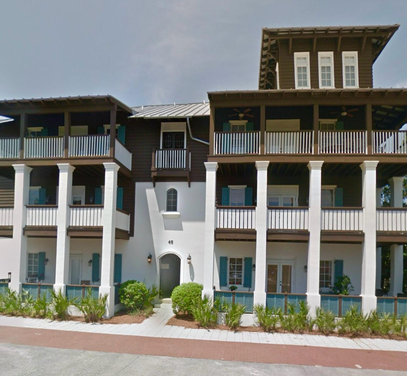 Second Floor Unit D. Welcome to The Flats at Rosemary Beach condo! Situated on the second level of the North end of the building along Kingston Road, this charming condo offers a tranquil retreat with lovely views of lush greenery and trees, thanks to its secluded location.Step inside this cozy 1191 square foot abode featuring 2 bedrooms, 2 baths, and 2 custom built in hall bunk beds, ideal for accommodating your family and guests.