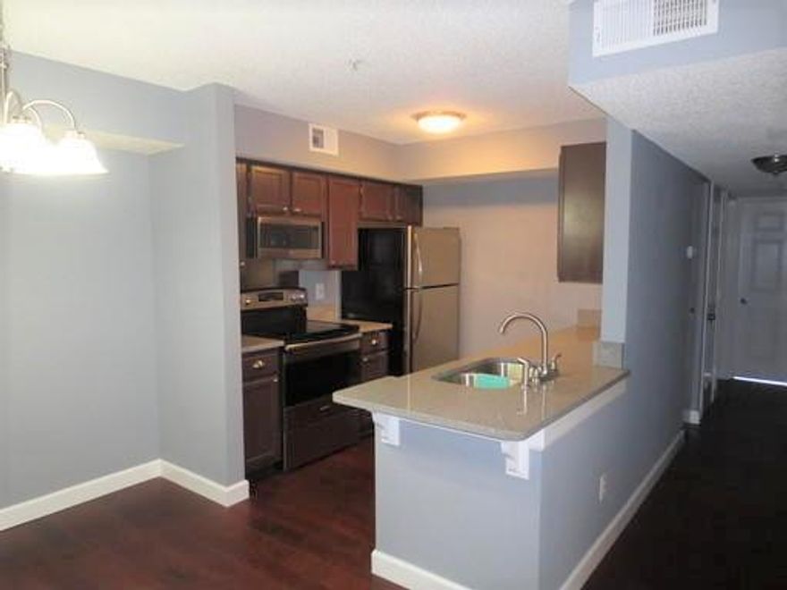 Recently renovated third floor corner unit. New stainless steel appliances, granite counter tops in kitchen and baths. HVAC and water heater installed 9/2017. Current rental rate is $1550. Fitness center, pool and across the street is the dog park. Great location.