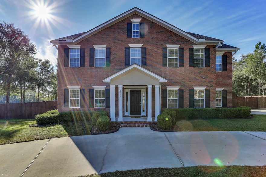 This beautiful 5 bed 2.5 bath Custom Built  home from Southern American Homes has everything you need! Features include a large bonus room, dining room, and eat-in kitchen that features stainless steel appliances, granite counter tops and a motion sensing water facet. Upstairs you will find an oversized master bedroom and master bath with a separate marble tub and shower along with a large his and hers master closet. Upstairs you will also find a second suite and the 3 additional bedrooms. Your new backyard features a fully enclosed heated saltwater pool, an outdoor spa, and a boat/RV pad. The circle drive out front supplies ample extra parking for any size gathering. See agent notes for other upgrades