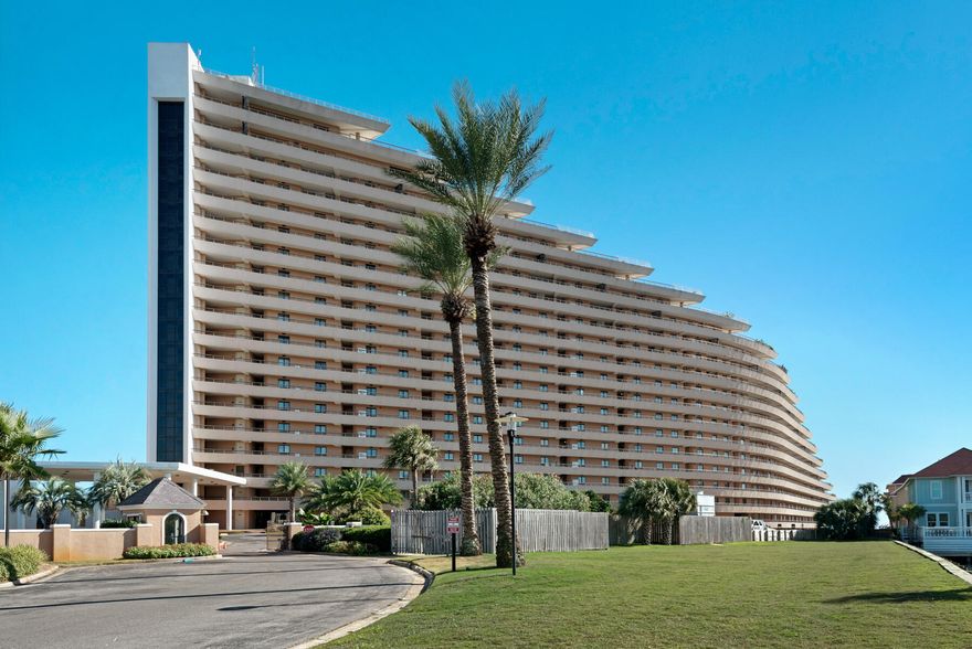 Welcome to immaculate Unit 612 with beautiful views of the gulf and pools located in gated iconic Edgewater Beach inspired by the French Riviera. This two-bedroom two bath gulf front condominium is ideally located on the sixth floor near the southernmost part of the resort and is a highly desirable vacation home rental, ready to plug in and start playing at the beach. Pride of ownership is reflected in the owner improvements and meticulous care of the condominium home. Upon entering, gulf views unfold before your eyes and thoughtful touches are evident throughout. The large balcony, accessible from the living room and master bedroom, is graciously sized and captures beautiful views and gulf breezes. Enjoy garage parking, lush gardens, abundant green spaces, fitness center... ..outdoor recreation with basketball, shuffleboard, children's playground, two large pools (one heated seasonally) with hot tub, kiddie pool and complete with a Tiki Bar. Edgewater Beach Condominium in Miramar Beach is convenient to casual and fine dining, extraordinary shopping and entertainment, golf and tennis, and coastal towns to explore. We invite you to make an appointment to view Unit 612 at Edgewater Beach and discover why families return year after year to vacation, play, and make lasting memories.