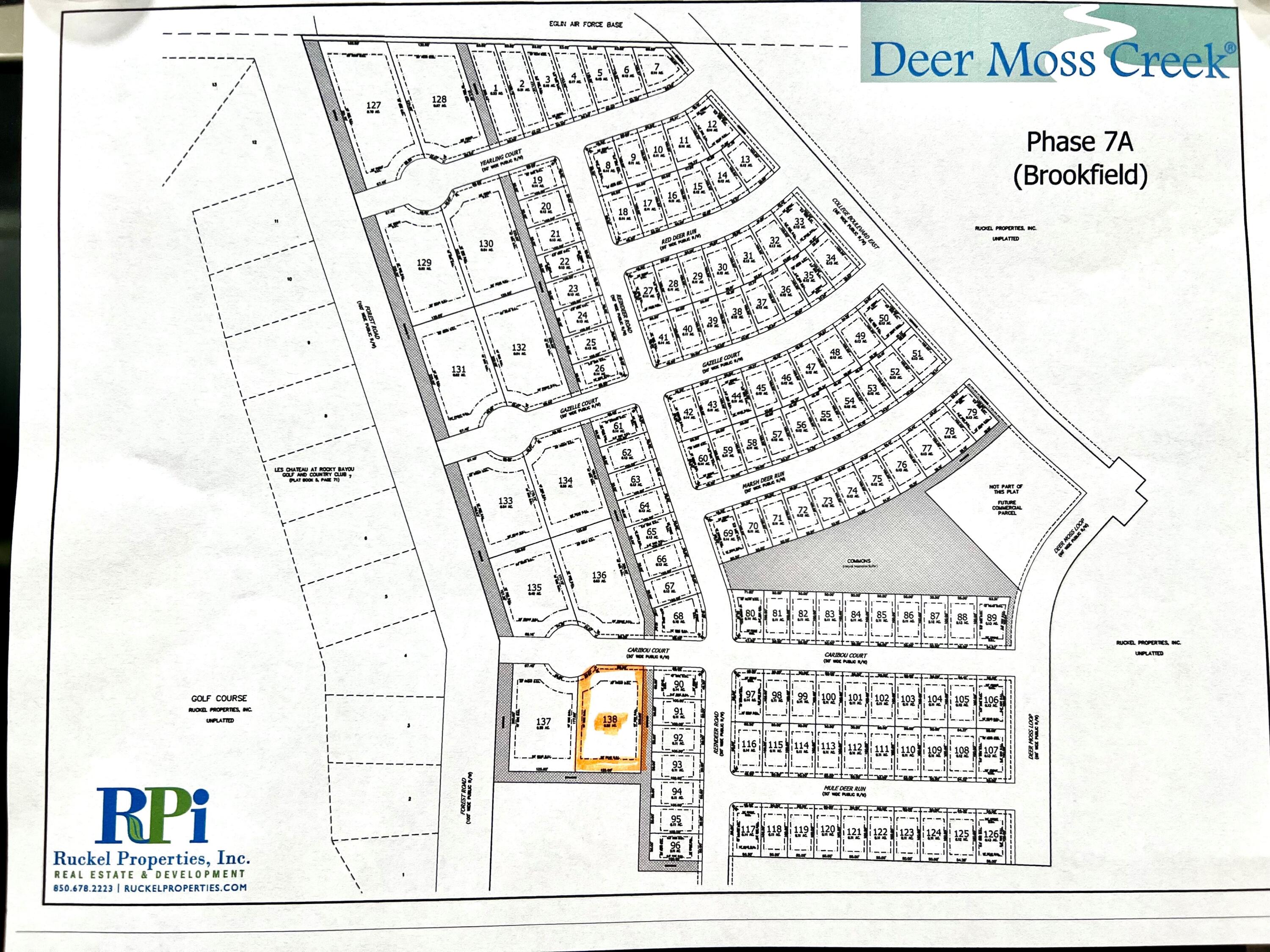 DEER MOSS CREEK - Land