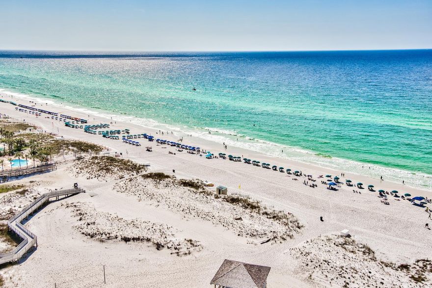 Available to view Sat May 1st, 1pm to Sun 2pm. Under contract with 72 Hour Kick-out clause in place. Beautiful two bedroom two full bath condo located in the very popular Pelican Beach Resort. Offering exceptional gulf views from the kitchen, living, and master bedroom, this location will not disappoint! Nicely updated throughout with granite countertops, LVP flooring, and fresh decor...this one has it all!