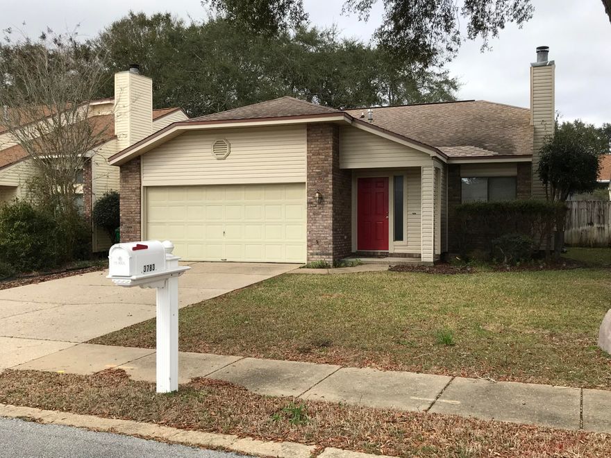 Great family home in the heart of Niceville is conveniently close to Northwest FL State College, Eglin AFB and the 7th. Special forces. Charming 2/2 features vinyl plank flooring in Great room, carpet in bedrooms and tile in wet areas. Kitchen features dishwasher, non warranted microwave and non warranted refrigerator. 2 car garage and fenced in back yard complete the picture. Owner will consider small dog (sorry NO cats) with a non refundable pet fee. Any pet MUST be spayed/neutered, housebroken and current on all vaccinations. NO PUPPIES! Any person 18 years old or older must complete separate applications. Renter's Liability insurance is required.