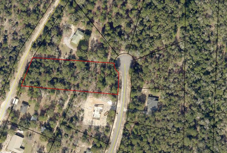 Home Sweet Country Home.  This 1.38 Acre Lot on the end out a quiet Cul-de-sac in the country is that rural lot you've been looking for.  With woods and vacant land all around the area its peace and quiet yet only minutes back to Crestview.  This lot features road access on both sides of the property which may be quite a joy to those who have campers, trucks, trailers, or other recreational vehicles you may wish to keep out pack.