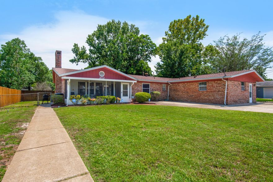 Built in the 70's with a floor plan built for today.  This is a 2 bedroom 2 bath with an additional bedroom, bath and full kitchen  guest quarters.  Both have their own entrances imagine what you could do with the extra income or have a home office that you could have clients come to you.  This is a great neighborhood close to Uptown Station and Ferry Park. Home has copper wiring.  Termite bond  in place. Washer and Dryer convey as-is.Wood burning fireplace very well cared for home, could use some updating.  Roof 3 years old.  Water heater 2023 40 gallon, 8 to 9 years on AC/Heat. Two fenced yards for dogs or a garden.  Room sizes are approximate