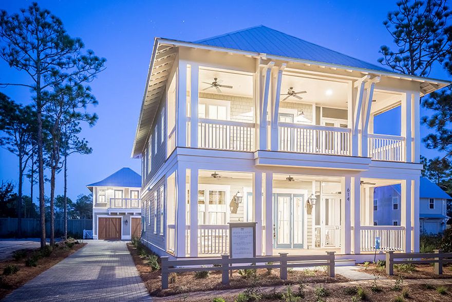 New Construction from award winning National Builder of the Year. This home lives large with so much to offer. The expansive Front Porch welcomes you home each day. As soon as you enter you are greeted by the spacious Living Area that flows beautifully into the Dining Room and Kitchen adorned with upgraded cabinetry and appliances. Also on the first floor you will find the Master Bedroom with a spacious Bath. The Mudroom and Utility Room complete the first floor. The second floor offers 3 more Bedrooms each with their own private Bath and King size bed, a Bunk Room, Media Room and Balcony. This home offers amazing outdoor living with a Saltwater Pool/Spa.