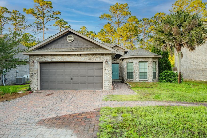 Welcome to your new coastal haven! This charming single-level home offers a perfect blend of comfort and convenience, ideally situated just minutes from the sugar-white sand beaches of the Emerald Coast. Head to the beach or enjoy Florida living on the covered back porch or in the spacious back yard. Harstvedt Plantation is a non-rental community that is perfectly located near the Bay, Eden Gardens State Park, Blue Mountain Beach, restaurants, schools, shopping, and more.This beautiful 4 bedroom home features a split floor plan designed for easy living and entertaining. Sellers have added brand new carpet to the guest bedrooms and there are wood floors in the common areas.The kitchen features stainless steel appliances, tile back splash, and a breakfast bar