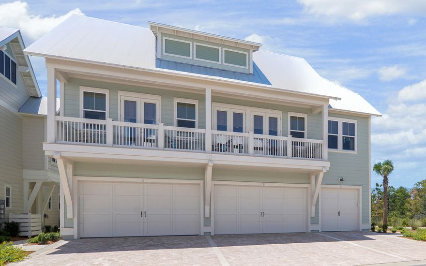 Live the beach life in this gorgeous townhome! This beautifully decorated unit features an open floor plan with windows and french doors along the entire living space. Very bright and light! There are french doors from the living area and guest bedroom that open to a spacious covered balcony. The gourmet kitchen includes granite counters, stainless appliances, and a fully stocked kitchen that is rental ready. The master boasts an upscale ensuite bath with granite, double vanities, large walk-in closet, and spacious shower. A single car garage and laundry room complete this lovely townhome. Upgrades include hardwood floors throughout (no carpet), wainscoting in the stairway, and much more! Sold furnished, rental ready, and has an almost fully booked rental calendar through summer. Owners and guests in Prominence will enjoy the resort-style pool and the entertainment, shops, and eateries at The HUB.  Beach access is just a short bike ride to beautiful Deer Lake State Park or hop on the private shuttle service to area 30A  beaches.  Prominence is located in the Watersound area halfway between Rosemary Beach and Seaside.