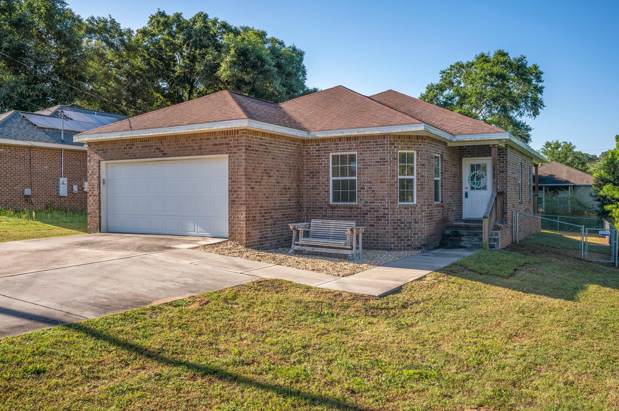 **Back on market at no fault to seller- buyer got cold feet!** ADORABLE! This 2016 built home is centrally located in Crestview- move-in ready and cute as a button! *Professional photos coming this weekend!* Great floor plan with large living room featuring laminate flooring and raised ceilings. Huge kitchen- tons of countertop and cabinet space with spacious eat-in dining area! The wet areas are all tiled with carpeted bedrooms. Master bedroom features large walk-in closet, and master bathroom with double vanities. Backyard has large covered porch and fenced-in yard. Schedule your showing this weekend! Buyer to verify any information deemed pertinent.