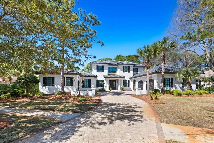 Luxury Living on Burnt Pine Golf Course!Nestled behind the gates of Burnt Pine, this like-new 4-bedroom, 4.5-bath, 3,426 sq. ft. Huff Homes masterpiece is perfectly positioned on an exceptional lot, offering breathtaking views of the golf course, lake, and bay. Designed for both comfort and elegance, this home seamlessly blends refined design, high-end upgrades, and incredible outdoor living spaces.Overlooking Burnt Pine's 13th hole, the expansive lot provides a picturesque setting with lake and bay views in the distance. The thoughtfully designed open floor plan creates a seamless indoor-outdoor flow, perfect for both relaxing and entertaining. The home features two private main-floor suites, each with its own en-suite bath, offering comfort and privacy. Upstairs, two additional spacious bedrooms also include en-suite baths, along with a second living area and a balcony that captures stunning bay views.

The outdoor space is truly an oasis, featuring a private pool and spa, a screened porch, and a summer kitchenideal for enjoying Florida's beautiful weather year-round. A three-car garage provides ample space for vehicles, golf carts, and storage.

This home has undergone extensive upgrades, including a complete HVAC overhaul with new ductwork, registers, an updated HVAC unit, and retun air replacements. The kitchen has been fully renovated with new cabinets, a custom range hood, a Caf?? gas range/oven, a Caf?? refrigerator, a new sink, quartz countertops, stylish new cabinet hardware, and a new disposal. The master bath now features a luxurious bidet toilet, adding a touch of modern sophistication.

Freshly painted both inside and out, the home also boasts refinished doors and a newly painted roof. Both garages have been upgraded with new epoxy flooring for a polished finish. Lighting enhancements include new fixtures in the dining room, kitchen, and powder room, along with new ceiling fans throughout the home. The pool and spa have been upgraded with a new pump, heater, and water valve, ensuring optimal comfort and efficiency.

This impeccably updated Burnt Pine gem offers the perfect combination of luxury, privacy, and stunning views. A rare opportunity to own a premier home in one of the most sought-after communities. 

Famous for its championship golf courses, Burnt Pine at Sandestin offers much more than just exceptional fairways. Indulge in tennis, watersports, and a 223-slip marina, or explore award-winning dining and endless shopping at Grand Boulevard and the Village of Baytowne Wharf. Plus, a convenient shuttle ensures effortless access to the stunning white sandy beach, cooler in tow.

