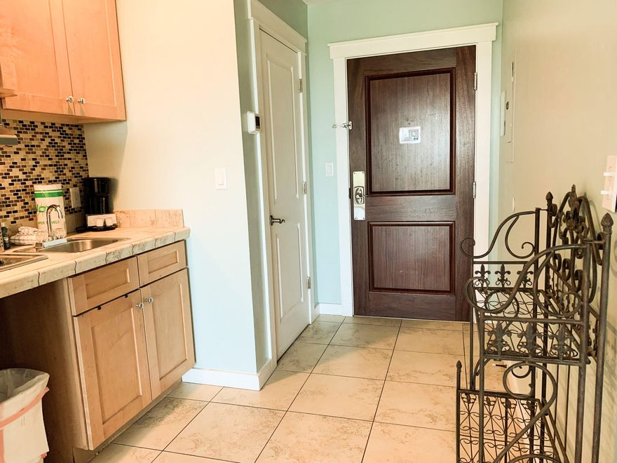 Back on the market right before high rental season!  WOW The only studio on the market right now in Origin! Check out this studio with a nature view and located right across the street from the beach with direct beach access, how often can you find a gem like this? There's a king bed, sleeper sofa, full size refrigerator and you'll get to enjoy being steps away from the beach.  This is a great home away from home and/or rental property.  What a great opportunity to invest and have the ability to earn rental income..