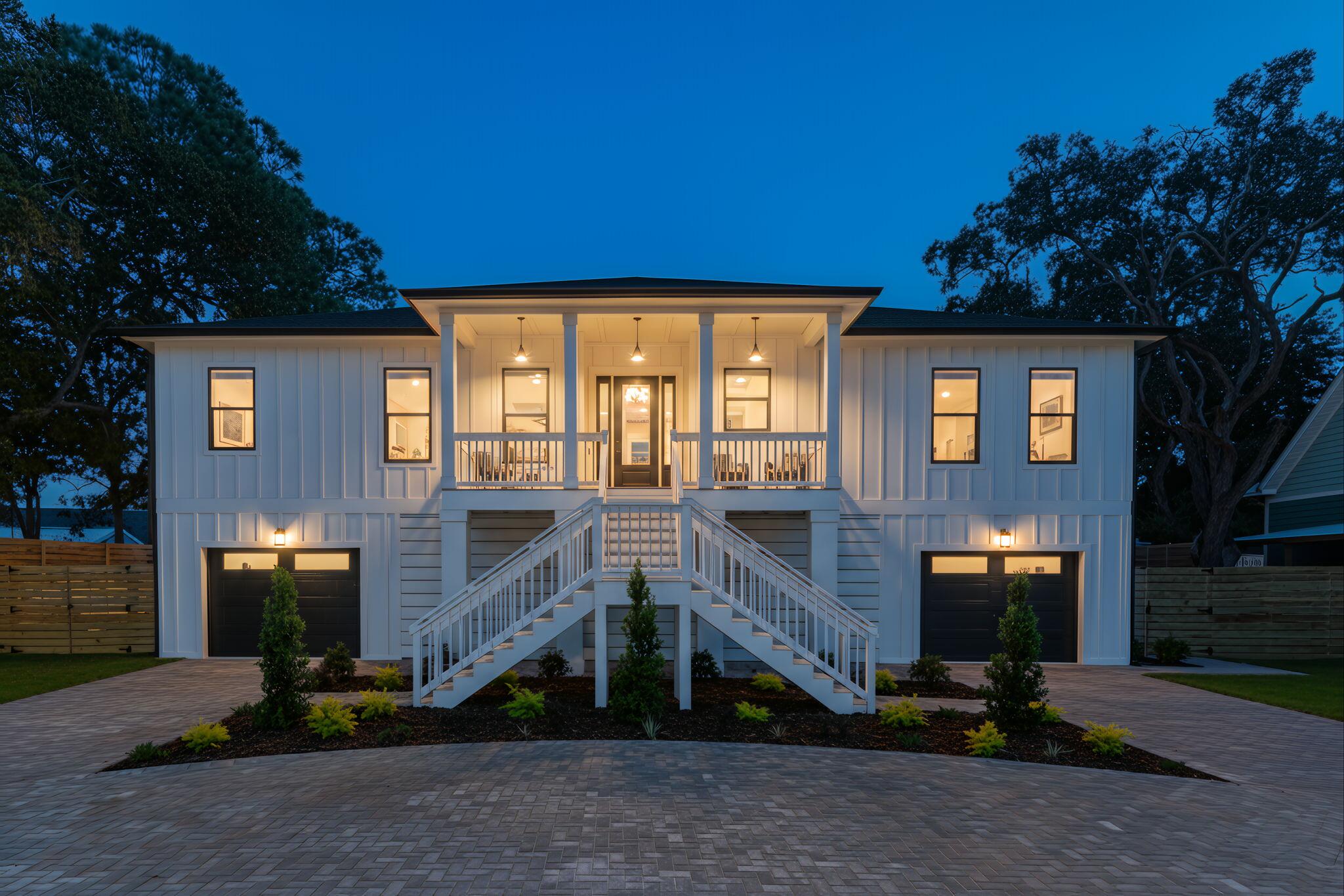 Location, Location, Location is the first key feature that comes to mind when thinking of this amazing new build dubbed your next home. It's located within a hidden oasis of Shalimar steps away from the bay with a view that would drop any jaw. The builders took their time on this one as its whispers luxe with 10 ft ceilings throughout, crown molding, Kitchen-aid appliances, white Carrara countertops, 4 car garage tandem parking, Custom walnut shelving throughout, Custom marble accent wall with 75-inch electric fireplace and 85-inch TV, covered front and back porches perfect for evening sunsets and morning coffee, tankless gas water heater with recirculation pump, Generac generator, driveway concrete pavers, landscape carpeted with zoysia grass and conduit already in place for future landscape lighting. Open cell insulation in attic and closed cell underneath floor area which helps with electric bills. The home's finished floor elevation is 3.9 ft above the AE flood zone so great for homeowners' insurance premiums. 8-foot solid core doors throughout. This beautiful home is only 2.6 miles from Eglin AFB, 20 miles from Duke field, 10 miles from Hurlburt field, less than 4 miles from Destin's beautiful white sand beaches, less than 3 miles from highly rated schools and less than 2 from shopping centers and amazing eateries!! Schedule your showing today, this brand-new luxe home will not last! Professional Pics Coming Soon! 4 bedrooms plus 1 flex / Office! Plenty of storage space & room for golf carts!