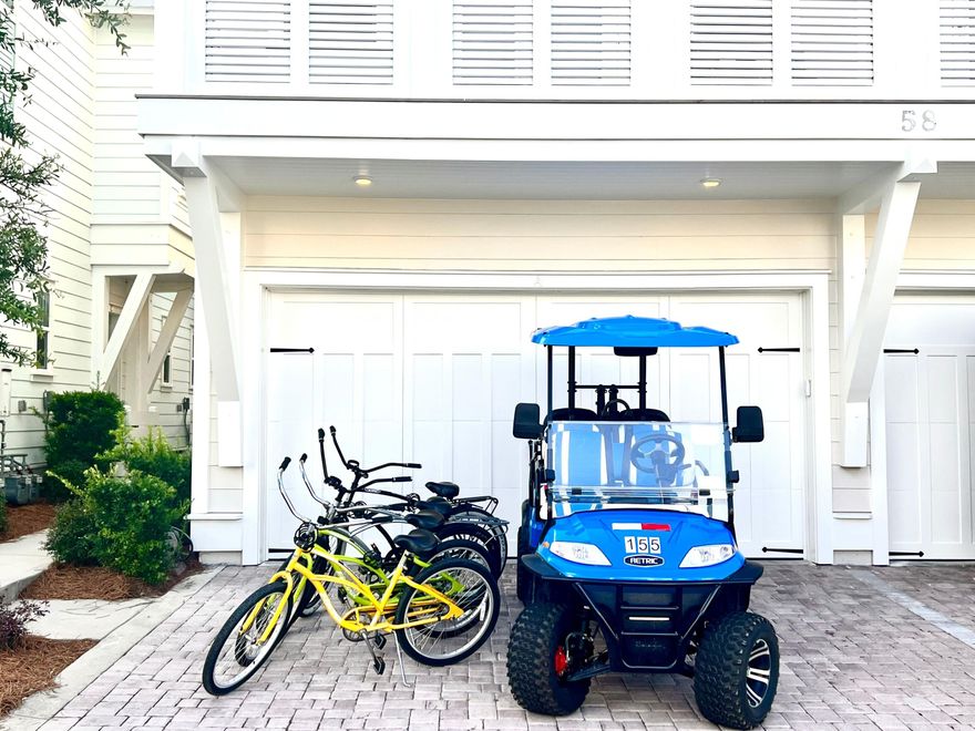 Priced to SELL! In a prime location, this sophisticated coastal retreat in Prominence on 30A is truly an investors dream! Turnkey and conveying with a six seater golf cart and bikes, this strong income producing property generates over $90K in annual rentals. Two-car garage, upgraded stainless appliance package, two adjoining decks overlooking the state forest make this exquisitely coastal chic home appealing to the most discerning vacation guest or homeowner. Owners and guests will enjoy the open concept living/dining area that is inviting as much as it is functional with elegant, high-end furnishings and plenty of room for family and guests to relax and enjoy quality time together at the beach. This impeccably maintained home has an elegant coastal design palate with white quartz, painted cabinets, large kitchen island with farm house sink, stainless appliance package, dining accommodations for eight and ample storage for all your favorite beach gear and entertaining  accoutrements. This home comes fully furnished, turnkey with a golf cart and bikes. Gross rentals (with some friends and family stays) were over $90K last year and on track this year to bring in more than $105K for 2022. 

This popular, fully-furnished Cozumel floor plan is highly desirable for large gatherings of friends and family on the main level and has generous storage throughout the home. Two sets of French doors lead from the living area to an open double deck overlooking private state forest to the back and side (corner lot) of the property. All bedrooms are on the second floor including two generous guest rooms - one with a King, one with bunks - twin over full - and an elegant light-filled master suite with vaulted ceiling and private ensuite bath with dual vanities, glass enclosed shower, large walk-in master closet and two linen closets. The first floor of this spacious home comes with additional owner's storage closet, full-size laundry and powder room with access to the two-car garage.

Prominence is a bustling beach town on 30A with both high-quality homes, and townhomes. Amenities include private shuttle service to regional beach access, two resort-style community pools, fitness center. The community is conveniently located across the street from the hottest entertainment center on 30A at The Big Chill (formerly known as The Hub) and within a short bike ride to world-class dining, shopping and entertainment at Rosemary, Seacrest and Alys, Seaside and Seagrove Beaches on 30A. With two community pools  one on the north side that will be heated beginning this winter and another on the south side of Prominence, low HOA and a strong rental history, this home makes an absolutely compelling vacation home or rental investment property. Call today to schedule your private tour. 
