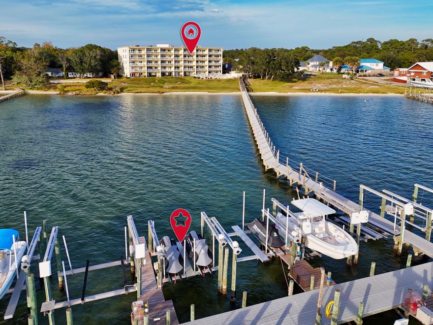 Fabulous 4th floor, waterfront, 3 bedroom Condo with stunning unobstructed views of The Santa Rosa Sound and Gulf of Mexico!!Intercoastal Pointe is an exclusive gated community on the water, with 35 waterfront units and 5 townhomes.  Unit 405 includes a 20'x12' deeded boat slip with new lift. Enjoy sunrises and sunsets from the spacious waterfront balcony overlooking the lovely Sound Front pool with hot tub, Pier and Park area with BBQ Grill, Firepit and picnic tables. The kitchen is open to the dining and living area with brand NEW, just installed, LG Stainless Kitchen Appliances and Quartz counters, Sliding doors from the living area lead to the balcony with yes...VIEWS!! The Master suite is huge with a large walk in closet, sliding doors to the balcony and more amazing water views! Interior features include ceramic tile with carpeting in the bedrooms, Crown Molding, ceiling fans and a good size Laundry room. There is an 80 Gallon Water heater and the HVAC was replaced in December of 2016. Safety features include Hurricane Shutters, Front Storm Door and Fire sprinkler system in the unit. 
The 3rd bedroom is small, but can fit a single bed and does have a closet and window! Intercoastal Pointe is perfectly located, minutes from Fort Walton Beach, Destin, Navarre, Eglin AFB and Hurlburt Field. 
Minimum Rental Period is 6 months and Pets are allowed for owners, with some restrictions. The HOA Fees include Water, Sewer, Trash, Recreational Facilities, Groundskeeping, Building Maintenance and Insurance (keeping your personal property/interior insurance premiums LOW, LOW, LOW!). There are no additional charges or HOA fess for your Boat slip.