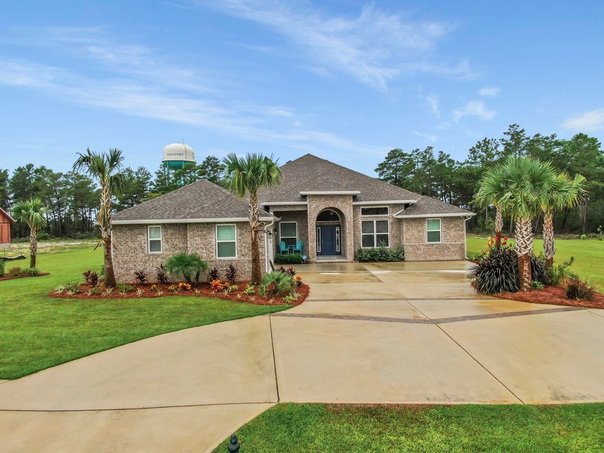 Come check out this beautiful, like NEW, 4 bedroom, 3 bath floor-plan on almost 1.82 acres. Amazing price for such a stately home. This open concept home has all the bells and whistles; tall ceilings, media room, massive laundry room, dining room, separate living room, if it's space you need; look here; there's definitely room to spread out. Also this split floor-plan allows an easy flow to kitchen with quality appliances and a massive Island. Master bathroom has a luxury shower with double vanities; lots of storage. This estate size yard leaves you with that backyard oasis you've always wanted; plus you are in a golf course community; with a community pool, clubhouse, tennis courts, basketball courts, playground and much more. Call today before it is gone.