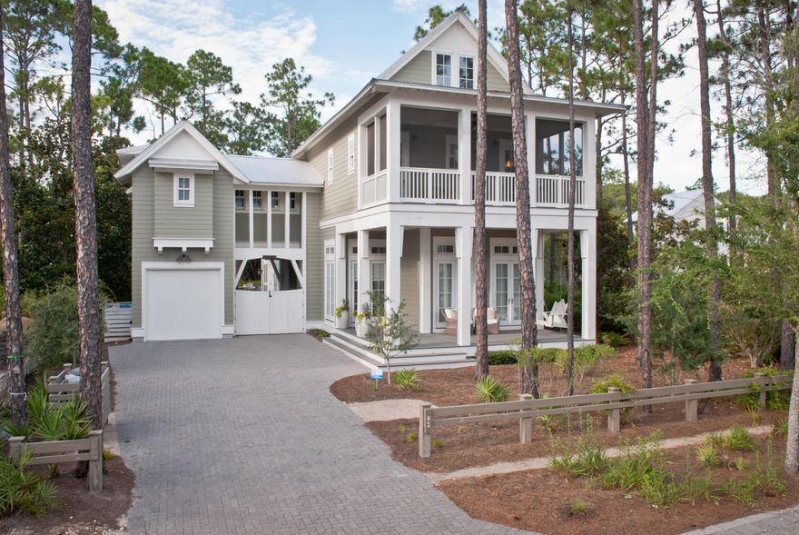 Very special home designed and built by Geoff Chick and Romair Construction.This is a warm, elegant family home with attention to every detail. Custom millwork, exquisite lighting, and top of the line appliances are some of the special elements of this home. The first floor living area is open and inviting, and overlooks the pool, screened porch with gas fireplace, and the state park just beyond. A delight for entertaining. A large and open living space upstairs includes plenty of lounging and game area. There is an office with built in cabinets upstairs as well as four bedrooms with ensuite baths. The upstairs master walks out to a porch, as do two of the guest bedrooms. Great views of wooded park to enjoy!