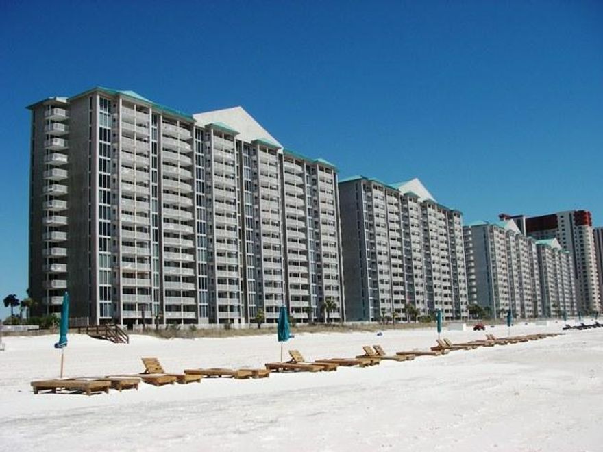 **1BR WITH THE BEDROOM ON THE GULF-LOW FLOOR** This remains one of the most popular 1BR floor plans in all of Panama City Beach with a gulf front bedroom and a very large, generous balcony. Recent upgrades to this unit include NEW A/C, NEW hot water heater and NEW bed, all within the last 12 months. The entire project has just completed a major renovation with the roofs and exteriors of all buildings just recently replaced/repainted. Long Beach features 3 pools, 2 tennis courts, and ''The Hangout'' next to the lagoon pool for food and drinks while you bask in the sun. 1,300 feet of sandy white beach is yours to enjoy at the Long Beach Resort. Gated for privacy and security...Call today for more information or to schedule a showing appointment. MORE PHOTOS COMING SOON.