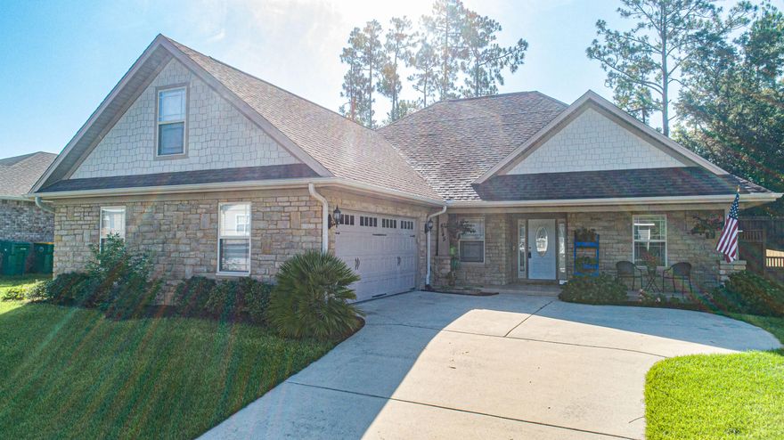 Welcome home to this enchanting 4 bedroom (+ office!) / 2.5 bathroom home with a courtyard entry garage, located on the south side of Crestview! This home has been meticulously maintained, tastefully decorated and is move-in ready. Be sure to preview the 3D Matterport tour and schedule a showing to see for yourself! The split bedroom floorplan allows for separation and privacy for all. The master suite, 2 bedrooms and the office with French doors are located on the main level and the upper level features a 300+ sq. ft. bonus room (4th bedroom) with a half bath and extra attic storage with side wall entry. The kitchen is open to the main living areas and features an eat-in dining area, a breakfast bar, granite countertops, oversized tile flooring, beautiful wood cabinetry with pull drawer