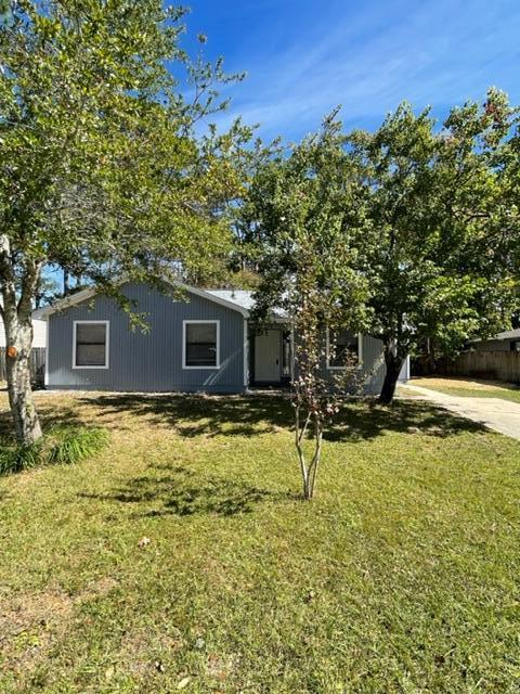 Price reduced again!! Affordable/fully renovated 3 bedroom/2 full bath home in heart of Niceville. Quiet/conforming neighborhood. Short commute to Eglin AFB, the area's largest employer and just minutes to Destin's world class beaches. Comfortable floor plan with large living area & master bedroom with walk in closet. New: roof (22), hot water heater (22), HVAC (22), fresh paint inside and out (22), LVT flooring (22), new ceiling fans in living room and master bedroom, new glass/treatments in all windows, new vanities/with solid surface counters, new sinks, tubs/showers with fixtures in both baths. Stainless steel in kitchen. Renovated laundry with A/C venting. Large rear yard just cleared with fill and grass seed in place. Shed on cement pad with new metal roof/siding. Must see!