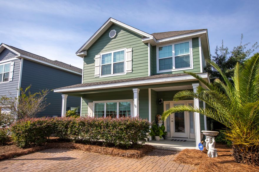 Home is under contract but will remain active and entertain back ups during inspection/cancellation period. West Shore Place is in the perfect location in Inlet Beach. It is within walking distance to 30Avenue, multiple beach access, the new tunnel currently under construction and just a short stroll to Hwy 30A & Rosemary Beach. This four bedroom plan is one of only a few in the neighborhood. As you enter you come into a fantastic great room perfect for entertaining. The kitchen opens up to another sitting room/den along with a large dining area. Out the backdoor is a large pavered area accommodating plenty of seating perfect for grilling, a fire pit, etc. Upstairs you will find a large master bedroom and bathroom along with three other bedrooms and a full bathroom.  This home is conveniently located just across from the neighborhood pool! Don't miss your chance to own in Inlet Beach