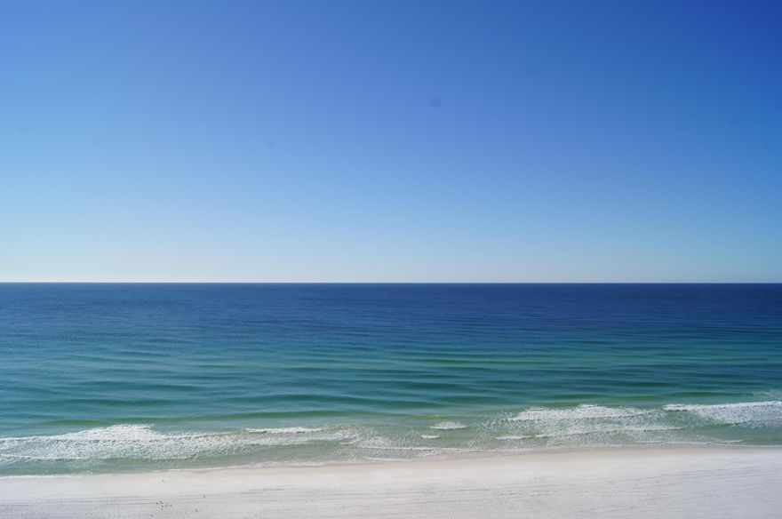 A Nicely decorated and furnished 1 bedroom, 2 bath unit with bunks in the hallway. Interior features include incredible gulf views from the living/dining area, kitchen and private balcony, tiled flooring throughout and mirrored wall in the dining/living areas. The Majestic Sun offers a heated indoor-outdoor pool with hot tubs, covered parking and fitness center. It is located on Seascape Resort, a gated community with a championship golf course, 2,000 ft of convenient beach access, tennis courts, coastal lakes and much more! The perfect beach get away! Majestic Sun HOA dues are $1,027.55/quarterly and Seascape Master HOA dues are $387.79/quarterly