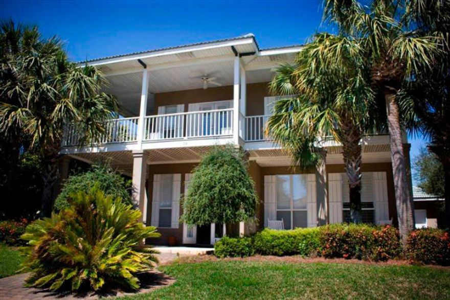 This home is located in the gated community of Destiny West, one of Destin's most popular beach communities.The meticulously maintained gated community offers a large community pool, tennis and exercise facility and is within walking distance to the pristine beaches of Destin!