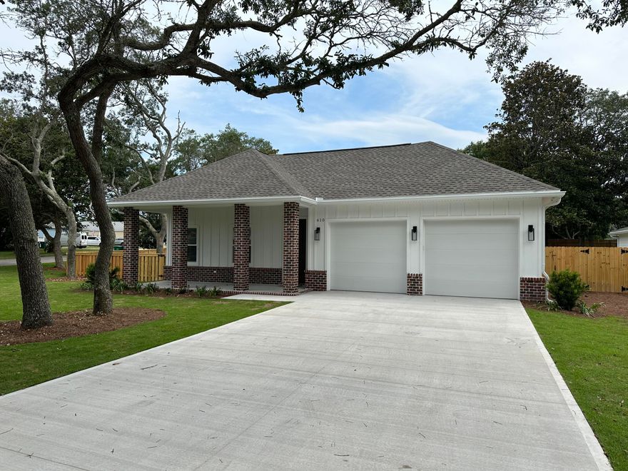 This beautiful new home features 4 bedrooms, 3 bath has all the boxes checked! Be the first to rent out this rare find. No carpet in this home, luxury vinyl plank flooring throughout, stainless steel appliances, granite countertops and window treatments, just to name a few. The kitchen is open and airy and overlooks the living room and beautiful back yard, which makes for perfect for entertaining. The substantial master bedroom, with a large walk in closet and a master bath that features a double vanity, a garden tub, a walk-in shower and a separate water closet. The guest bedrooms and baths are spacious. A new washer and dryer are included as well as a 2-car garage that features a car charger for those that have an electric vehicle.