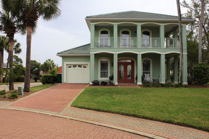 BEAUTIFULLY FURNISHED AND WELL-MAINTAINED HOUSE IN THE POPULAR NEIGHBORHOOD OF DESTINY WEST. THE SELLER HAS PAID ATTENTION TO EVERY DETAIL WITH THIS HOUSE. HOUSE HAS PLANTATION SHUTTERS THROUGHOUT AS WELL AS WHOLE HOUSE VACUUM. A WALL MURAL WAS RECENTLY PAINTED UP THE STAIRWELL. HOUSE HAS A WATER TREATMENT SYSTEM IN PLACE WITH REVERSE OSMOSIS AND WATER SOFTENER. OUTSIDE IO HOUSE WAS RECENTLY PAINTED AS WELL. THE 1200 FEET OF COVERED PORCHES AND SCREENED PORCH OFF THE DINING AREA REALLY ADDS TO THE WARM AND COMFORTABLE FEELING OF PROPERTY. THIS SUBDIVISION HAS TENNIS COURTS, LARGE POOL WITH HOT TUBS, FITNESS ROOM, AND RECENTLY RENOVATED CLUBHOUSE.OWNER WILL CONSIDER OWNER FINANCING WITH 20% DOWN.