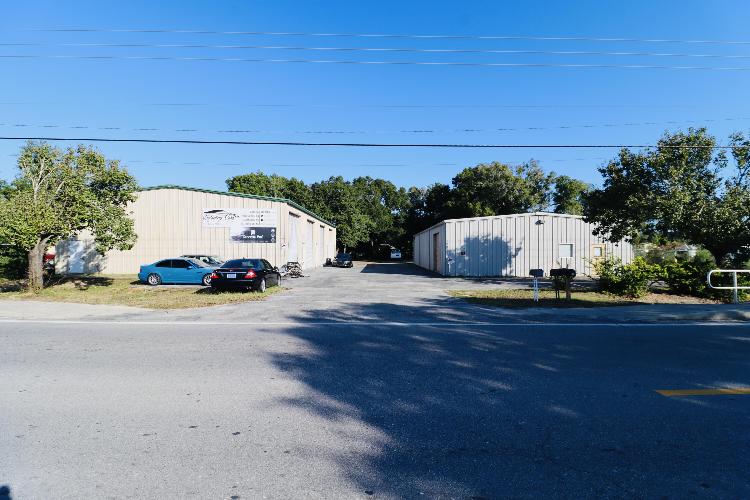 Newly offered 3000 SF warehouse building available for lease on Lovejoy Rd, next to Fort Walton Beach Technology and Commerce Park. The building includes approximately 2,750 SF of warehouse space, 250 SF of heated/cooled office space, and one restroom. The building is equipped with roll-up doors on both the side and rear, and the site includes a 50' x 80' laydown yard.