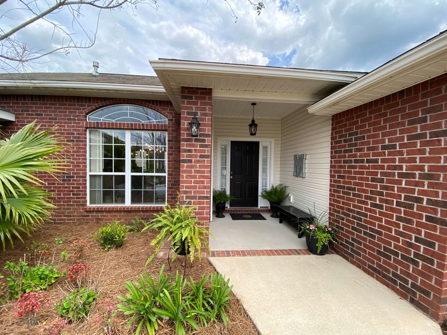 Home Sweet Home 5424 East Brook Drive! Cozy family living in a great Location with a community pool and Tennis Court! Brooke Estates is a family neighborhood near Crestview High School, Davidson Middle, Winn Dixie, Publix, Churches, Banks and Restaurants! Located just north of the Whitest beaches in the world, the Army 7th base, and Eglin Air Force base. This beautiful home is 4 bedrooms 2 baths with a two-car garage, fenced in back yard for pets and BBQ's, with a patio! The huge Kitchen has an island bar with sink, stainless appliances, water filtration, a pantry, an office desk area, (home school?) and a breakfast area! Bring all the friends to the WOW living room 15'6''x26'2'' it has a corner wood burning fire place with a reclaimed wood accent wall and is open to the Kitchen, foyer