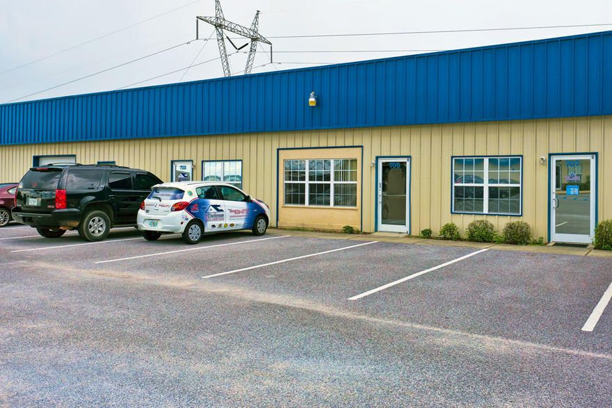 EXCEPTIONALLY WELL-MAINTAINED BUSINESS PLAZA RIGHT ON BUSY PJ ADAMS ROAD. #705 IS A FRESHLY REMODELED OFFICE SPACE WITH ONE BATHROOM. PLENTY OF PARKING. SIGNAGE ON PJ ADAMS.