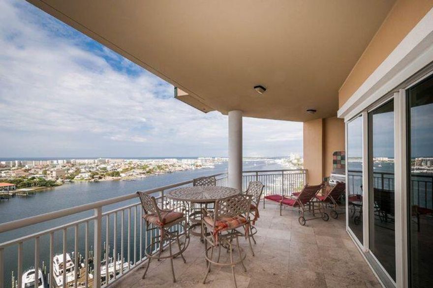 Welcome to the luxurious life style living at  Grand Harbor in Destin.   This penthouse unit has four generously sized bedrooms, each designed to provide the utmost comfort and privacy. The kitchen is a culinary masterpiece, equipped with top-of-the-line appliances, sleek countertops, and ample cabinetry, walk-pantry and a wine cellar.  The upstairs has a built in bar in the billiards room with pool table.  Enjoy the media room or sit back and enjoy one of the two fire places.    Buyer to verify all details and measurements.  No Short Term Rentals Grand Harbor also offers residents access to a range of amenities, including a sparkling swimming pool, fitness center, and a pier for boating enthusiast concierge services.   This unit is situated in the highly sought-after Grand Harbor community with no short term rentals.  It is easy access to Destin's finest shopping, dining, and entertainment options.  With the harbor just steps away, you can immerse yourself in the vibrant coastal lifestyle, with boating, fishing, and water sports right at your doorstep.   